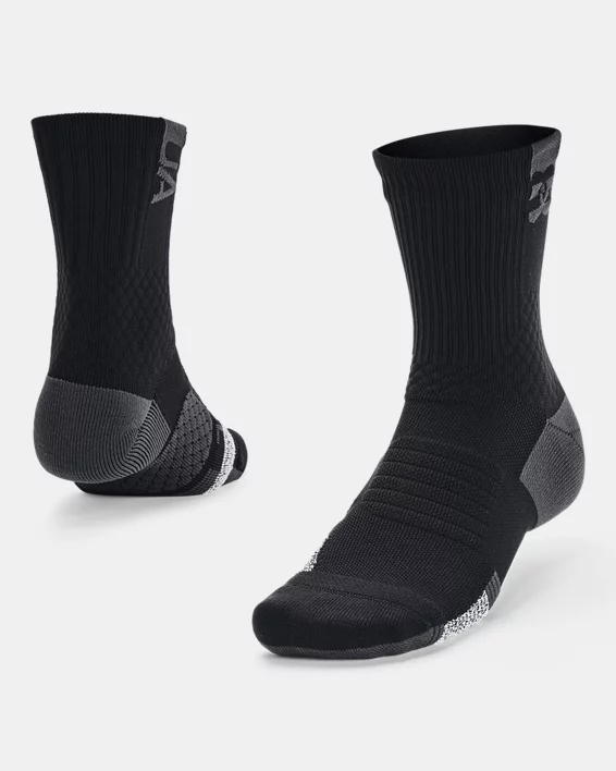 UA ArmourDry Playmaker Unisex Mid-Crew Socks