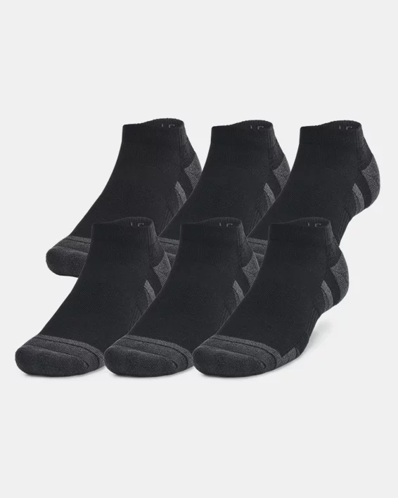UA Performance Tech Unisex 6-Pack Low Socks