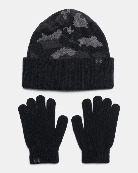 UA Beanie & Gloves Boys Set