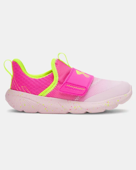 UA Flash Girls Pre-School Running Shoes