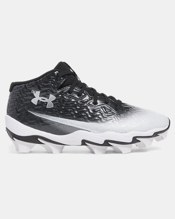 UA Spotlight Hammer Jr. Wide Boys Football Cleats
