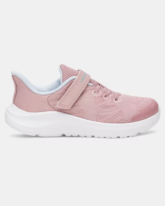 UA Pursuit 4 Big Logo AC Girls Pre-School Running Shoes