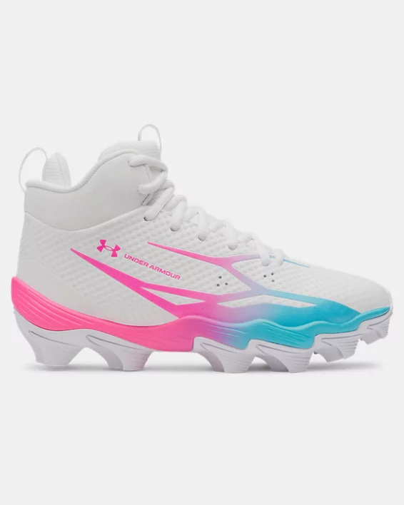UA Spotlight Hammer Jr. Boys Football Cleats