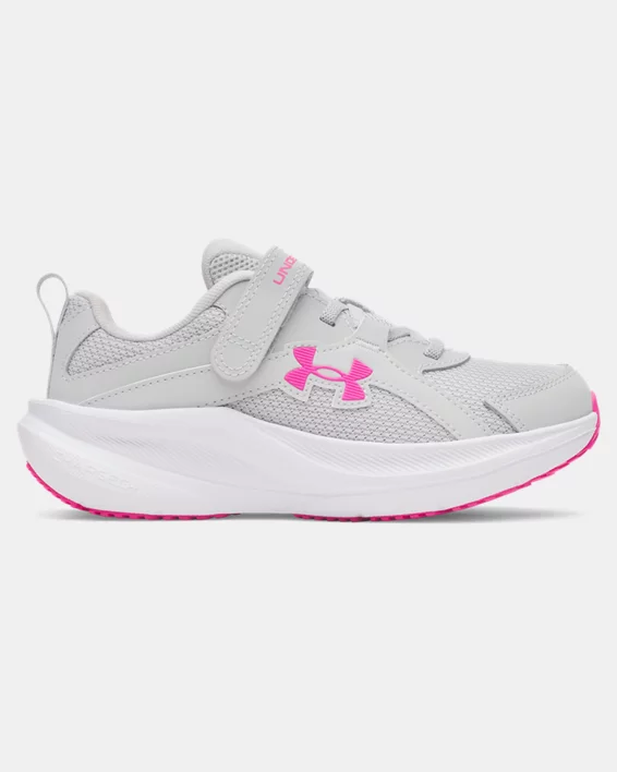 UA Assert 11 AC Wide Girls Pre-School Running Shoes
