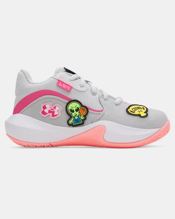 UA Lockdown 7 VC Pre-School Basketball Shoes