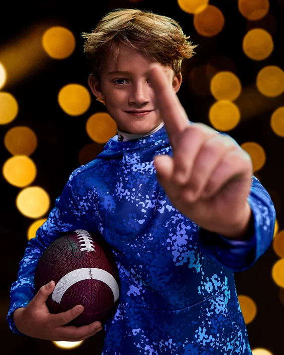 Armour Fleece Printed Boys Hoodie