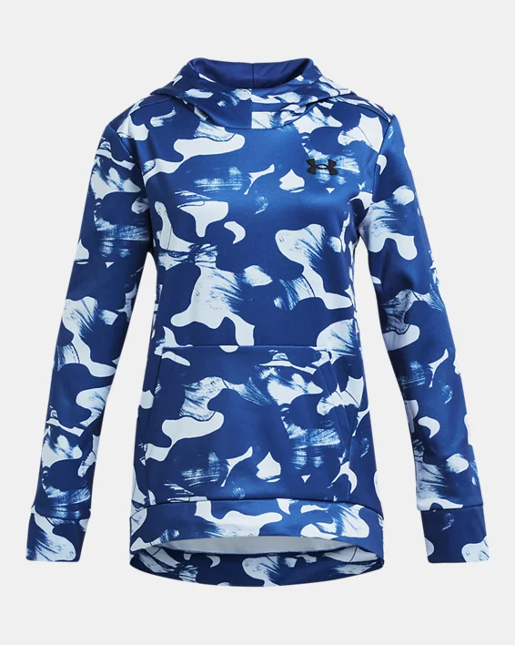 Armour Fleece Printed Girls Hoodie