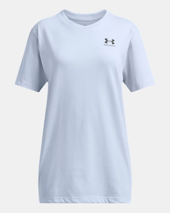 UA Rival Logo Girls Short Sleeve