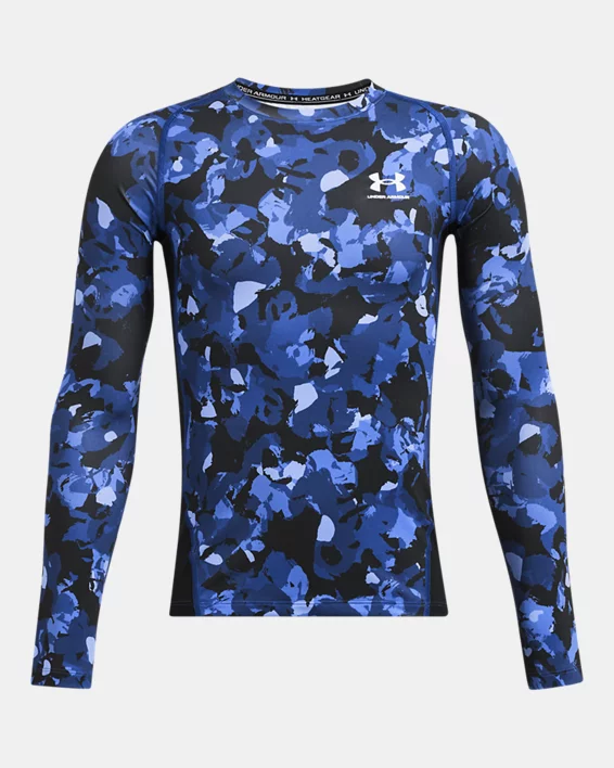 HeatGear Printed Boys Long Sleeve