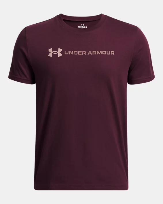 UA Logo Wordmark Boys Short Sleeve
