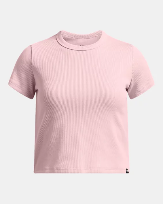 UA Rival Rib Girls Short Sleeve