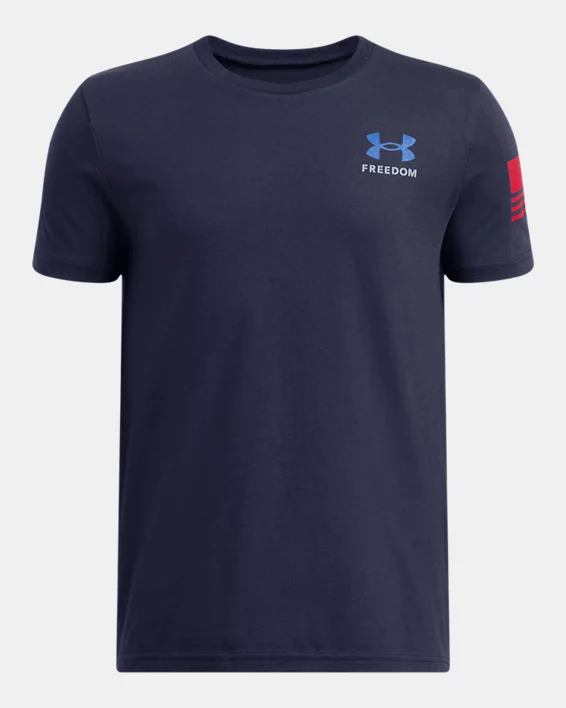 UA Freedom Flag Boys Short Sleeve
