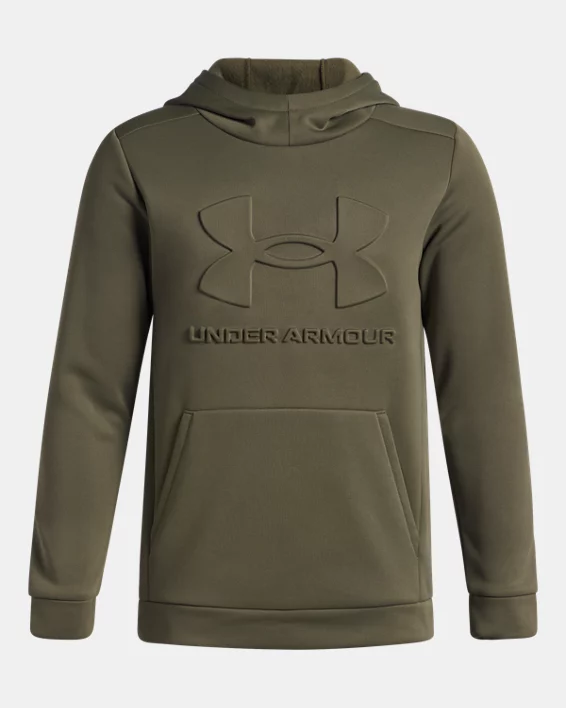 Armour Fleece Embossed Boys Hoodie