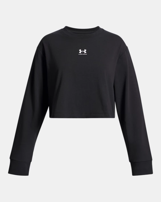 UA Rival Boxy Girls Long Sleeve
