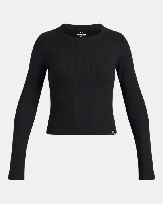 UA Rival Rib Girls Long Sleeve