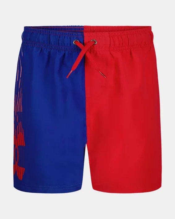 UA Tipped Logo Volley Boys Swim Shorts