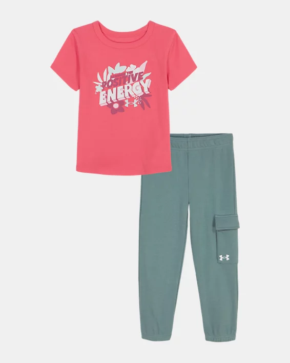 UA Cargo Little Girls Pants Set