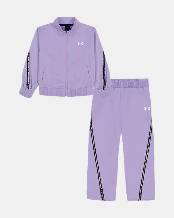 UA Rival Taping Little Girls Track Suit