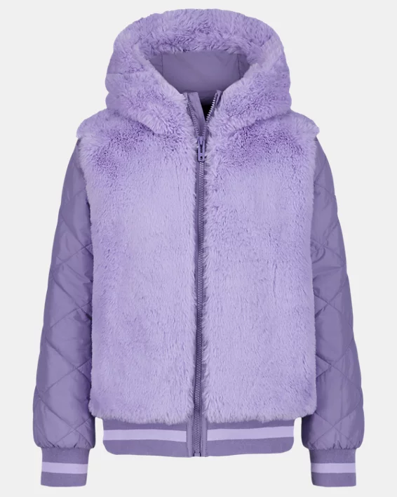 UA Cozy Little Girls Bomber Jacket