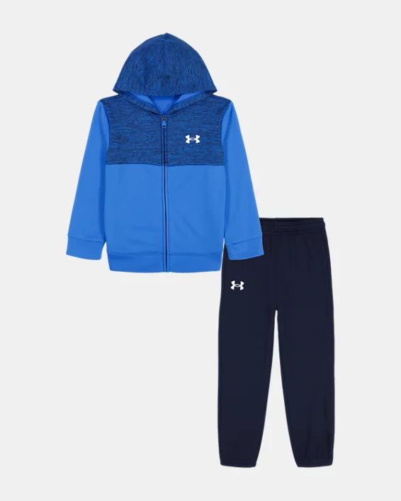 UA Colorblock Infant Boys Zip-Up Hoodie Set