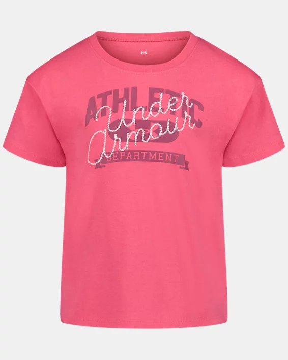 UA Tech Athletic Little Girls Short Sleeve