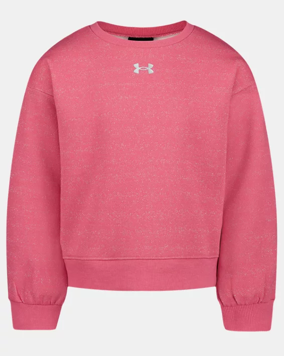 UA Rival Sparkle Toddler Girls Crewneck