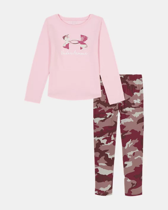 UA Camo Logo Toddler Girls Leggings Set