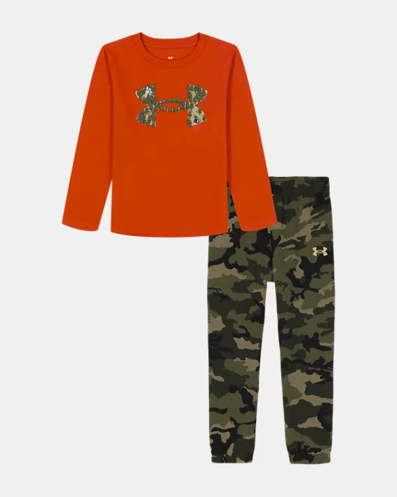 UA Camp Logo Infant Boys' Long Sleeve & Joggers Set