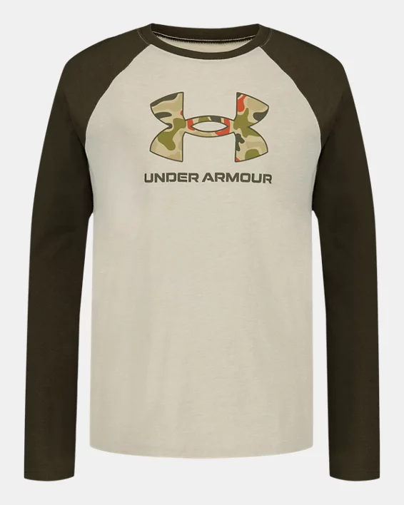 UA Frogskin Boys Long Sleeve Raglan