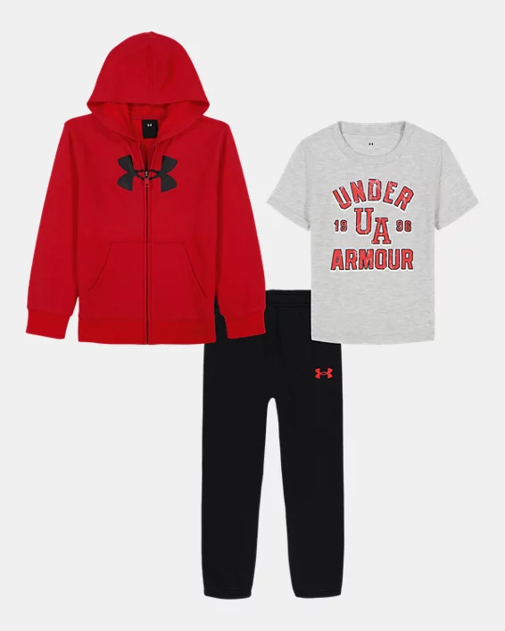 UA Rival Infant Boys 3-Piece Hoodie Set