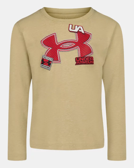 UA Varsity Logo Toddler Boys Long Sleeve
