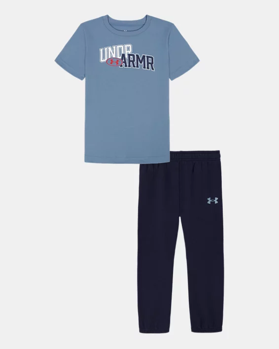 UA Tech Infant Boys Short Sleeve & Joggers Set