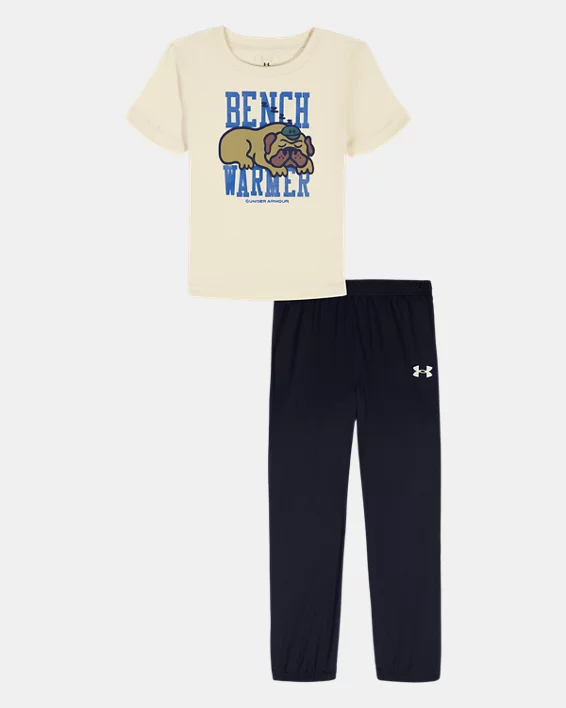 UA Bench Warmer Infant Boys Short Sleeve Set