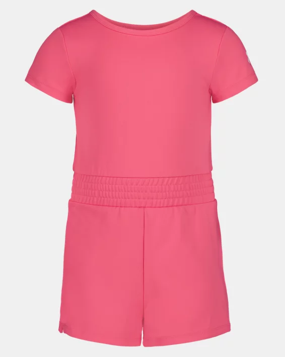 UA Short Sleeve Little Girls Romper