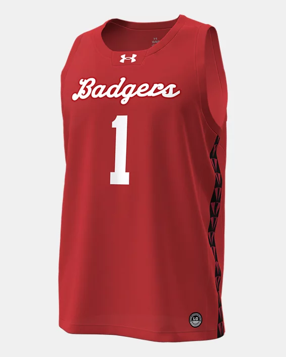 UA Wisconsin Collegiate Basketball Replica Mens Jersey