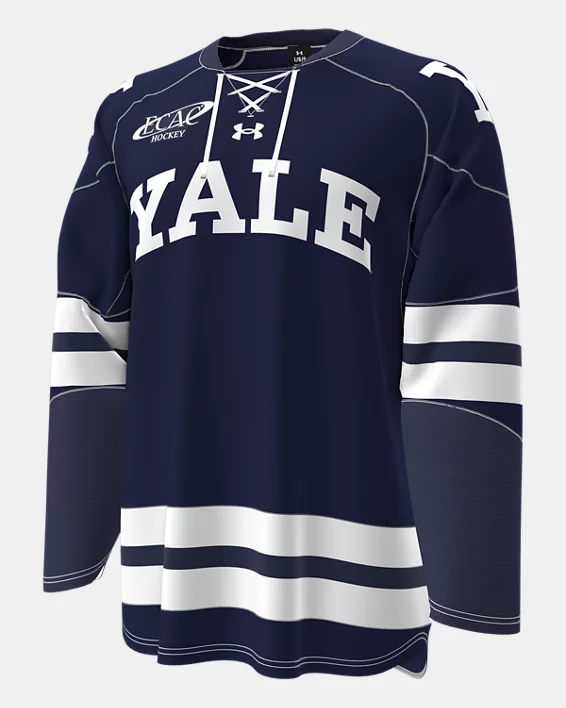 UA Yale Collegiate Hockey Replica Mens Jersey
