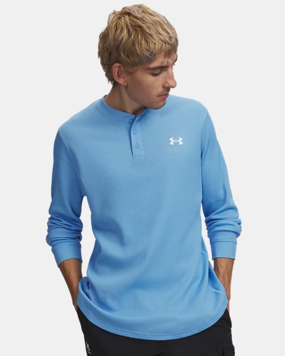 UA Waffle Mens Henley