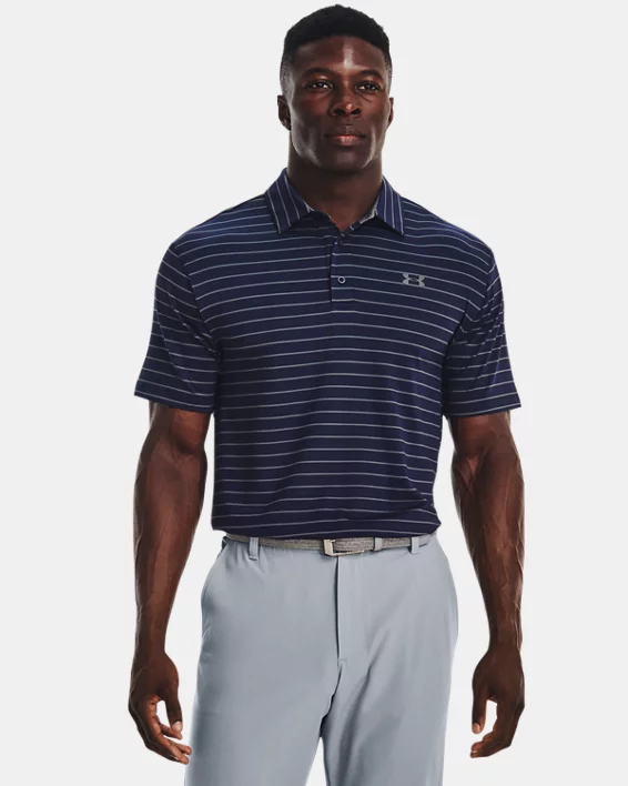 UA Playoff Core Stripe Mens Polo