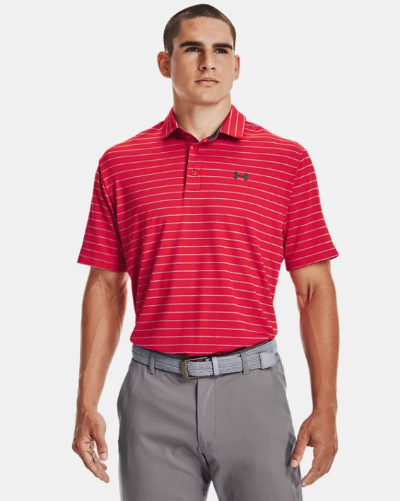 UA Playoff Core Stripe Mens Polo