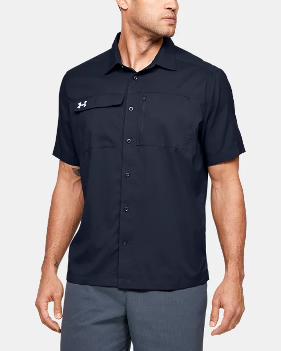 UA Motivator Coachs Mens Button Up Shirt