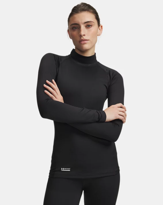 UA Tactical ColdGear Infrared Womens Base Mock