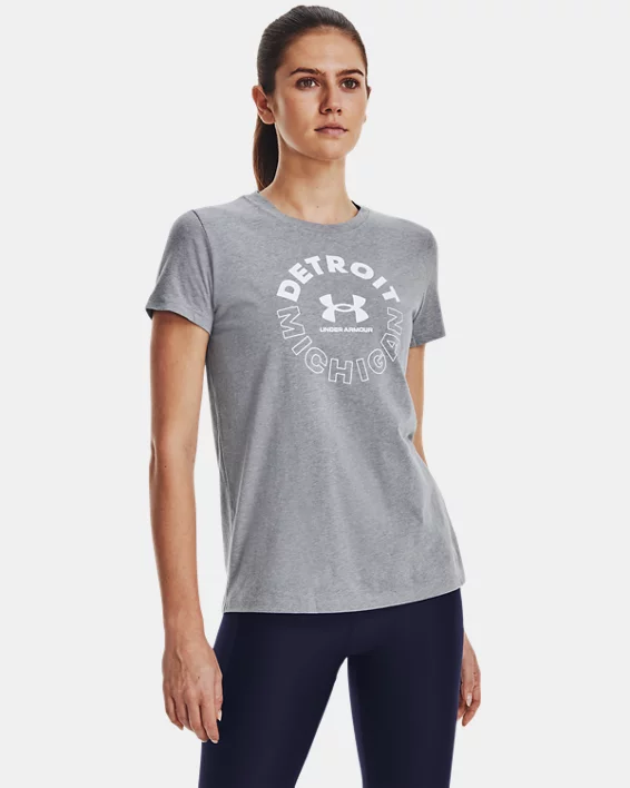 UA Detroit Womens Short Sleeve