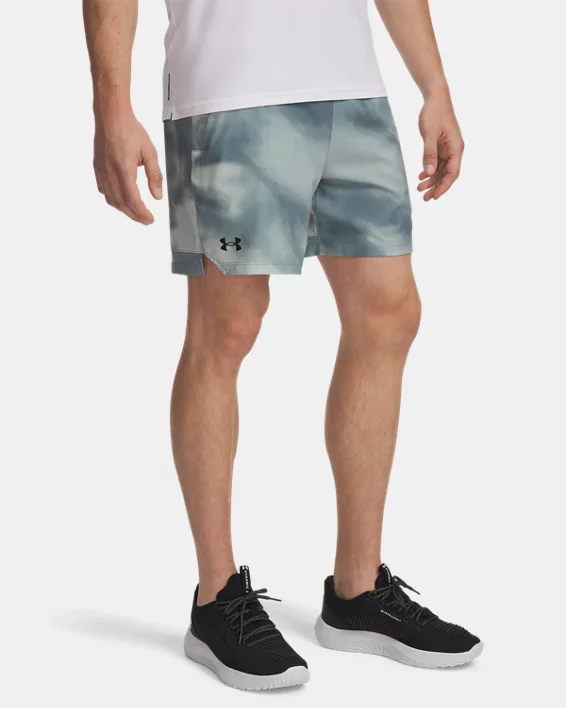 UA Vanish Woven Printed Mens 6" Shorts