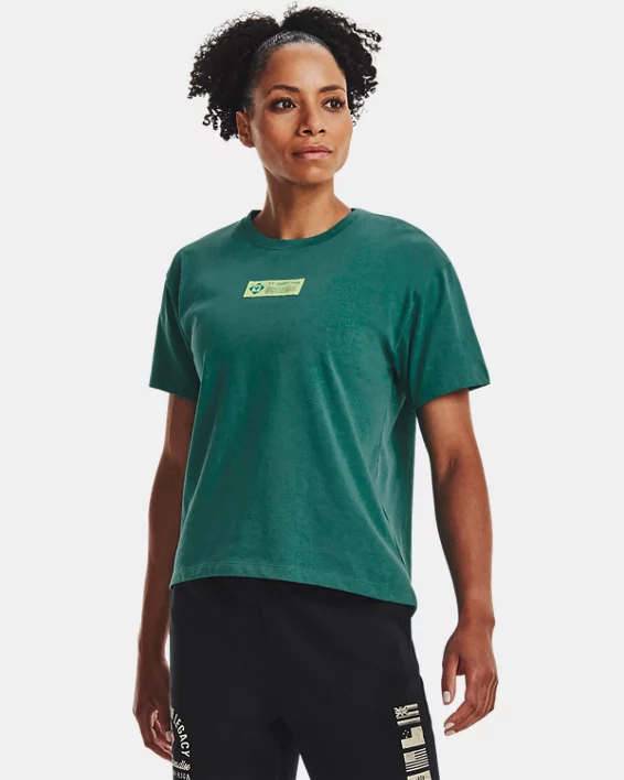 Project Rock Globe Womens Short Sleeve