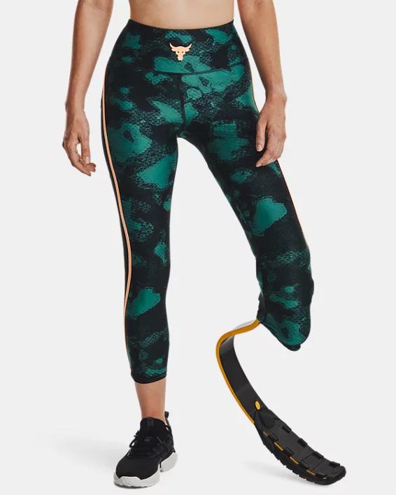Project Rock HeatGear Printed Womens Ankle Leggings