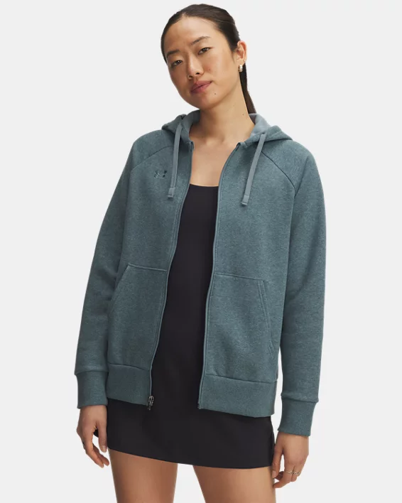 UA Rival Fleece Womens Full-Zip Hoodie