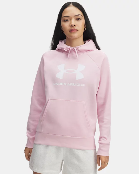 UA Rival Fleece Big Logo Womens Hoodie