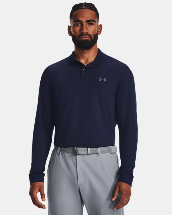 UA Matchplay Mens Long Sleeve Polo