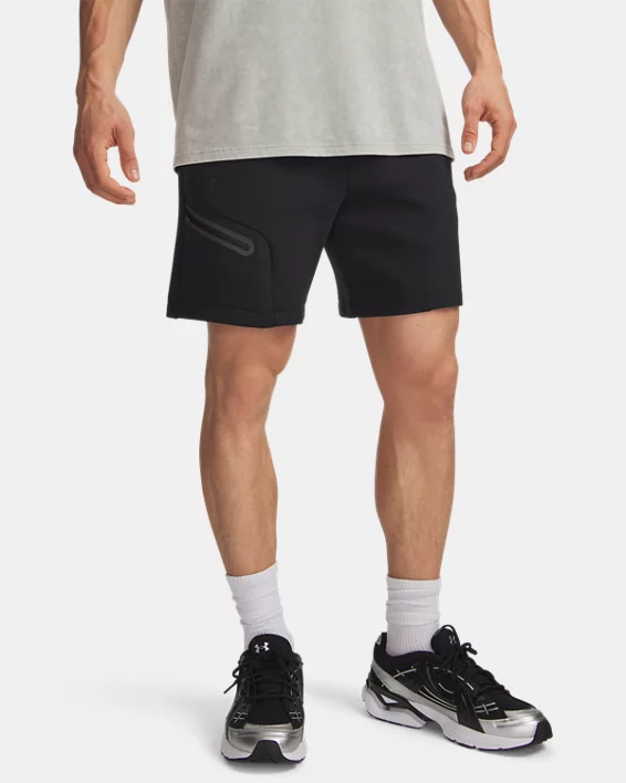 UA Unstoppable Fleece Mens 7" Shorts