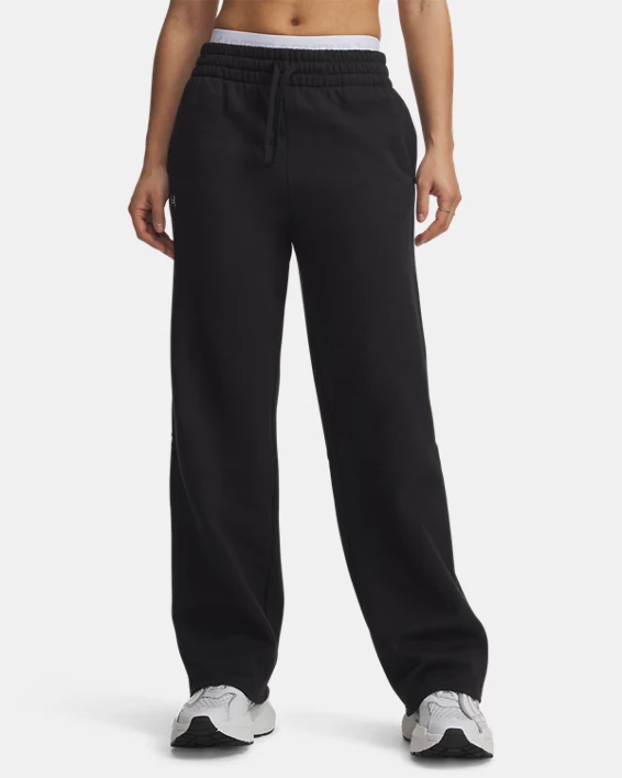 UA Rival Fleece Womens Straight Leg Pants